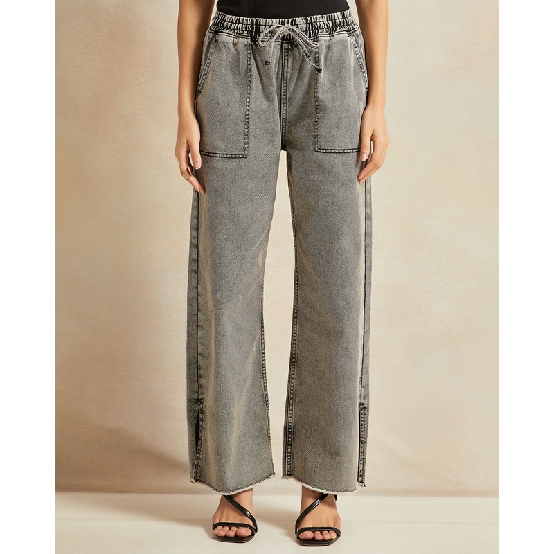 Women Black Jogger Jeans|UK8|UK10|UK12|UK14|UK16|UK18