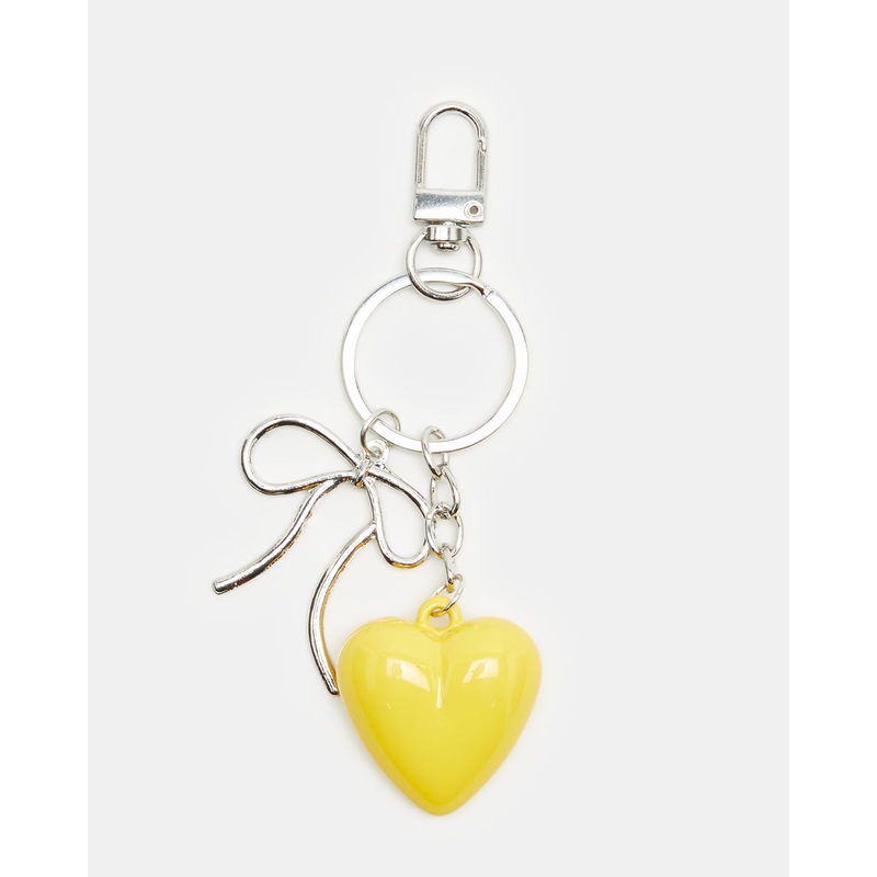 Women Yellow Embellished Key Ring