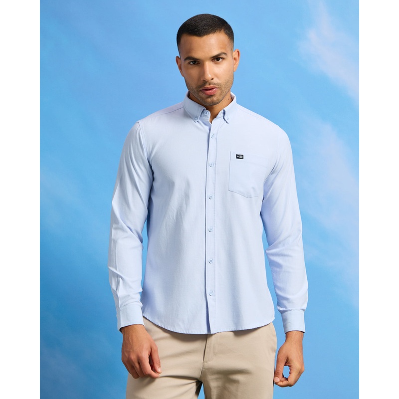 Men Blue Oxford Shirt|Small|Medium|Large|X-Large|XX-Large