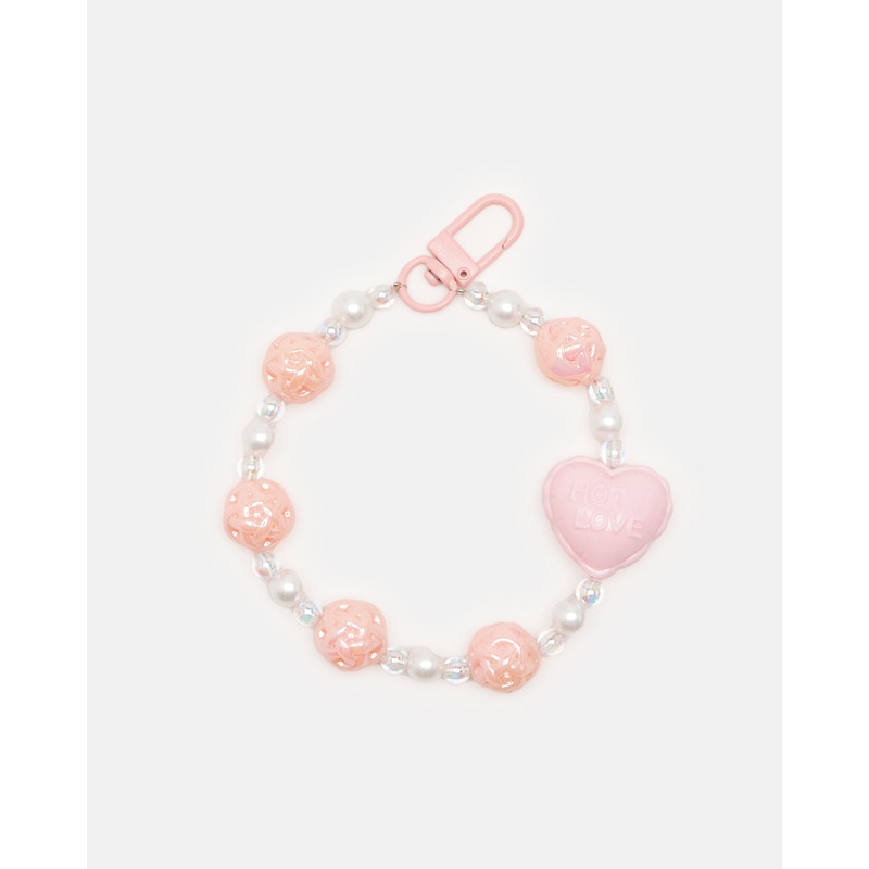 Pink Pearl Key Ring