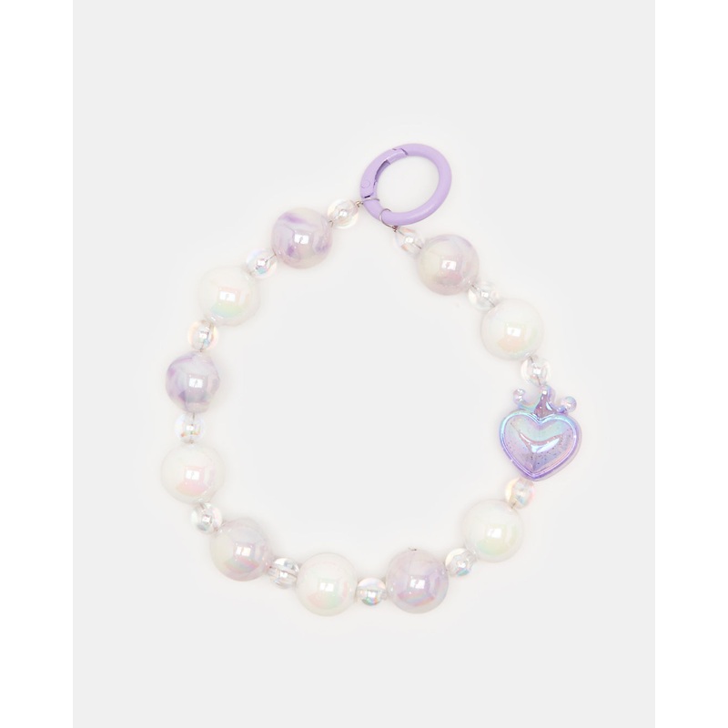 Purple Pearl Key Ring