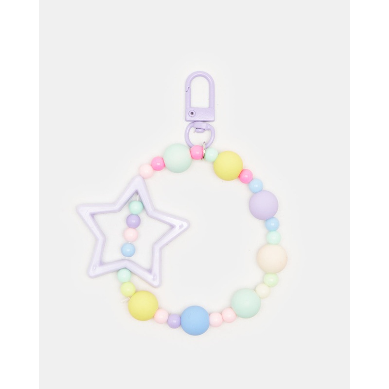 Purple Star Key Ring