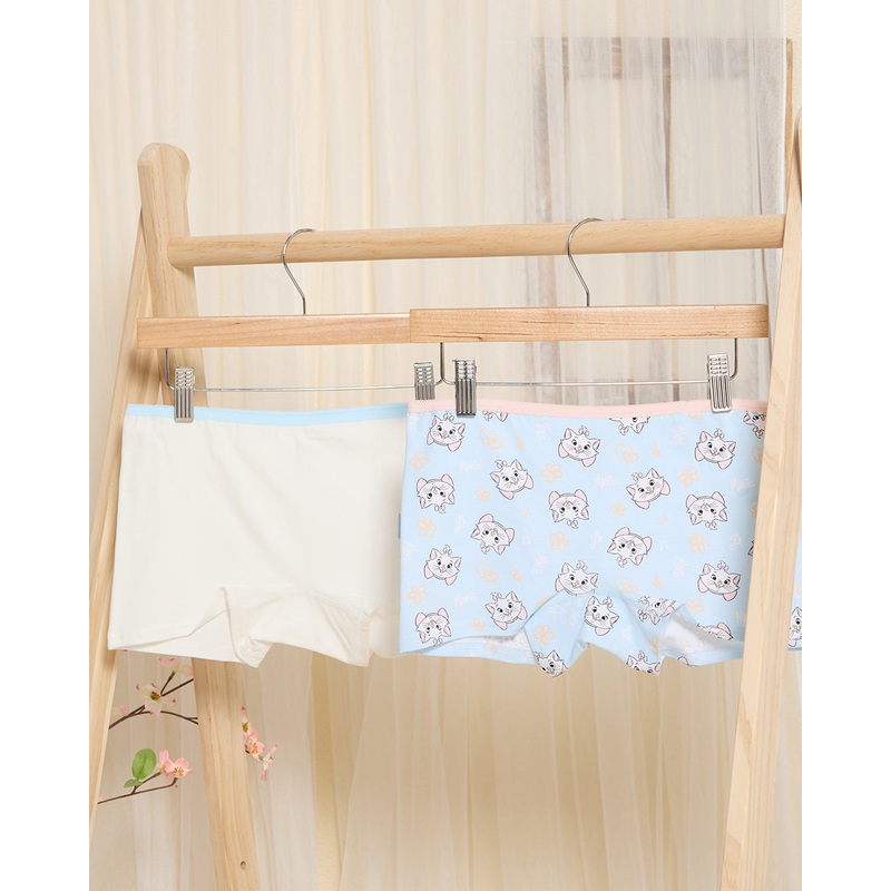 Senior Girls Blue And Pink Marie Print Boxer Brief Set (Pack of 2)