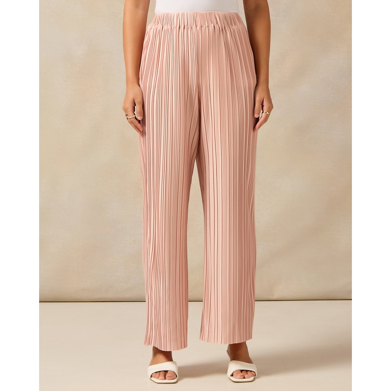 Women Pink Wide Leg Trousers|UK8|UK10|UK12|UK14|UK16|UK18