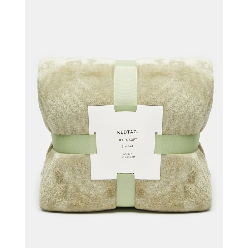 Green Ultra Soft Blanket (Double Size)