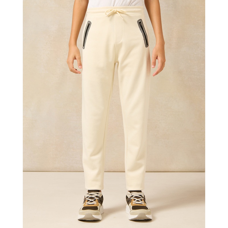 Senior Boys Beige  Active Pants