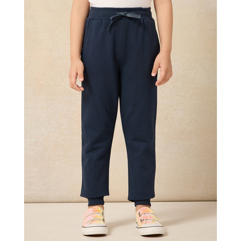 Girls Navy Active Track Pants|2-3 Years|3-4 Years|4-5 Years|5-6 Years|6-7 Years|7-8 Years