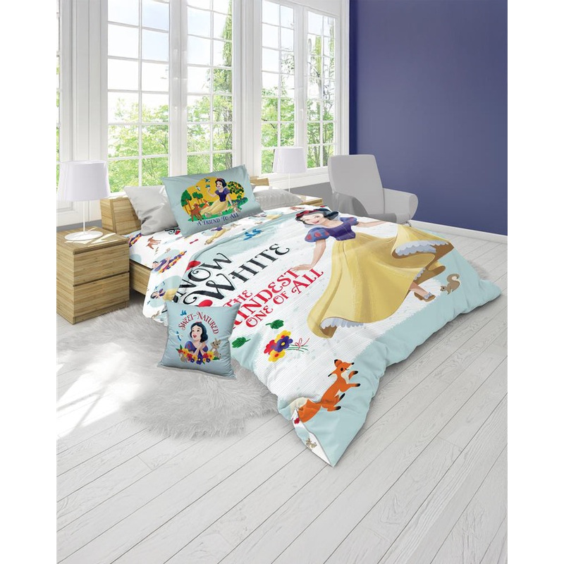 Disney Snow White 4 Piece Comforter Set (Single Size)