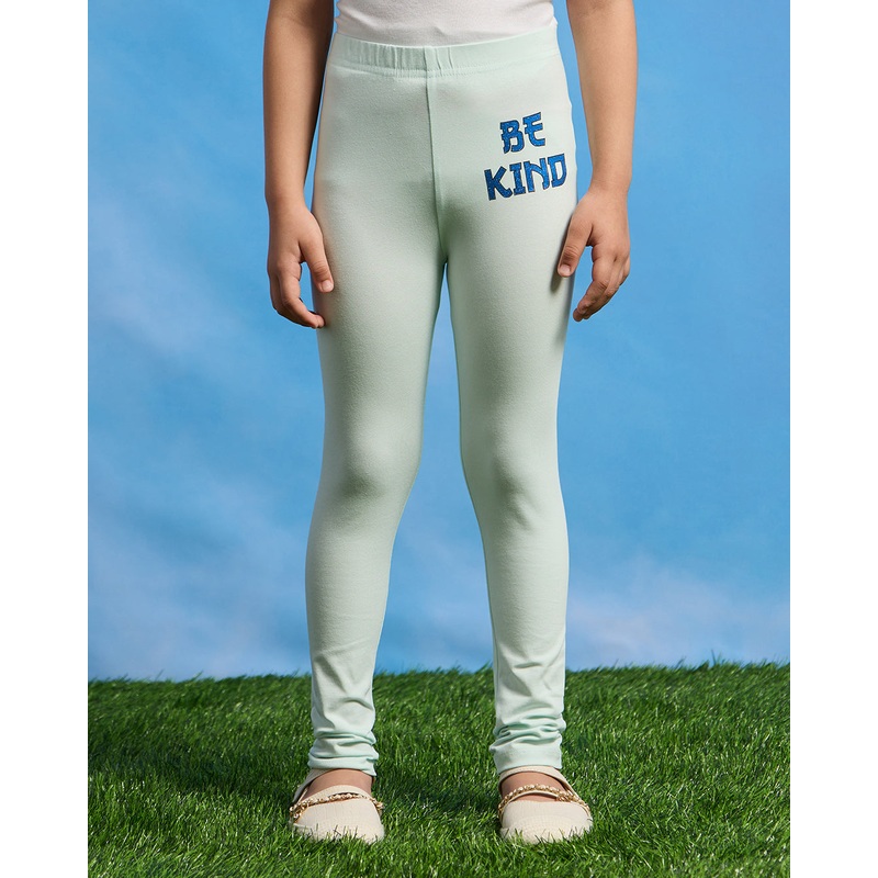Girls Mint Placement Print Legging