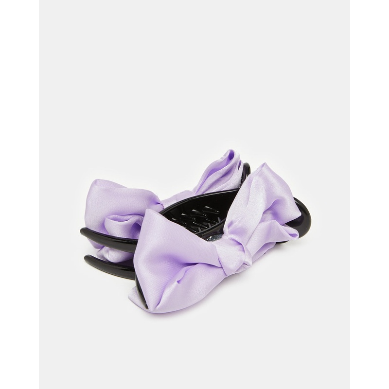 Girls Purple Embellished Hair Claw