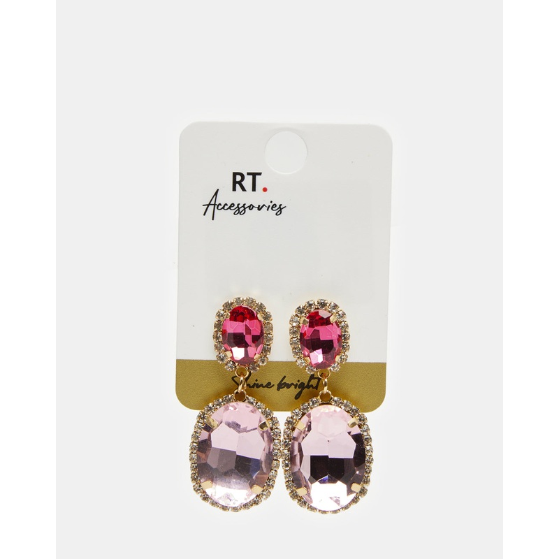 Women Multicolour Embellished Earrings