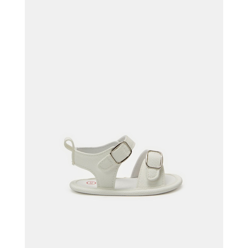 Baby Cream Buckle Detail Sandals
