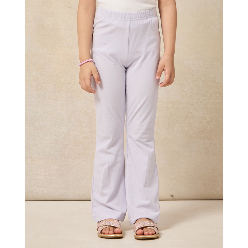 Girls Purple Solid Leggings|2-3 Years|3-4 Years|4-5 Years|5-6 Years|6-7 Years|7-8 Years