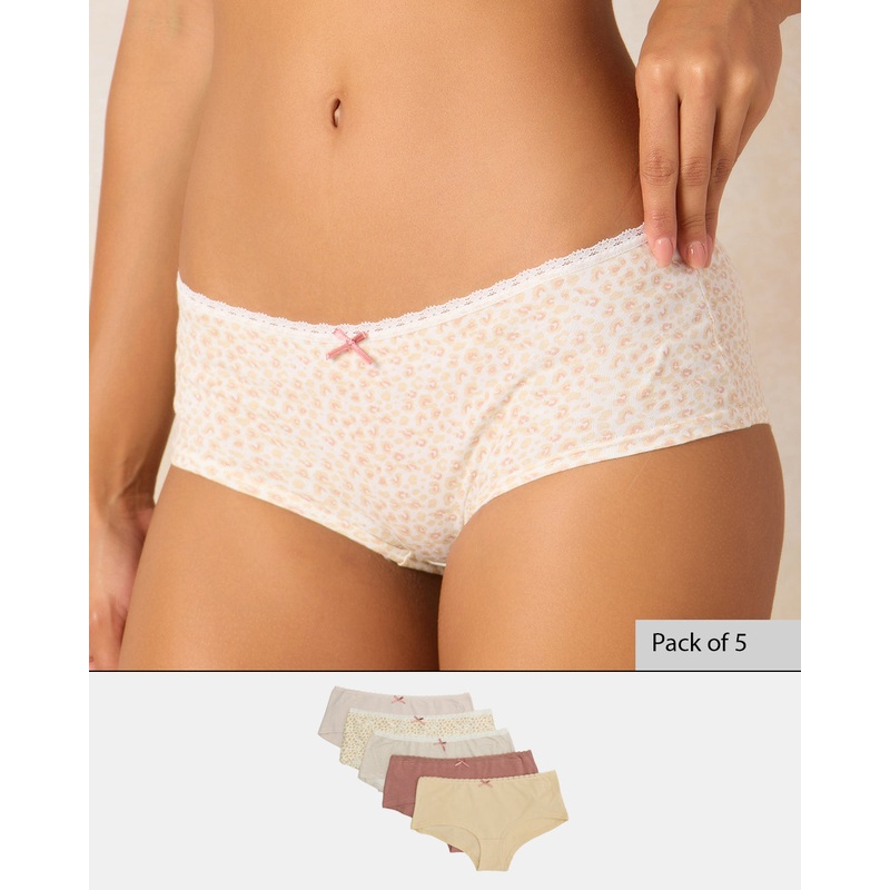 Women Boyleg Brief Set (Pack of 5)