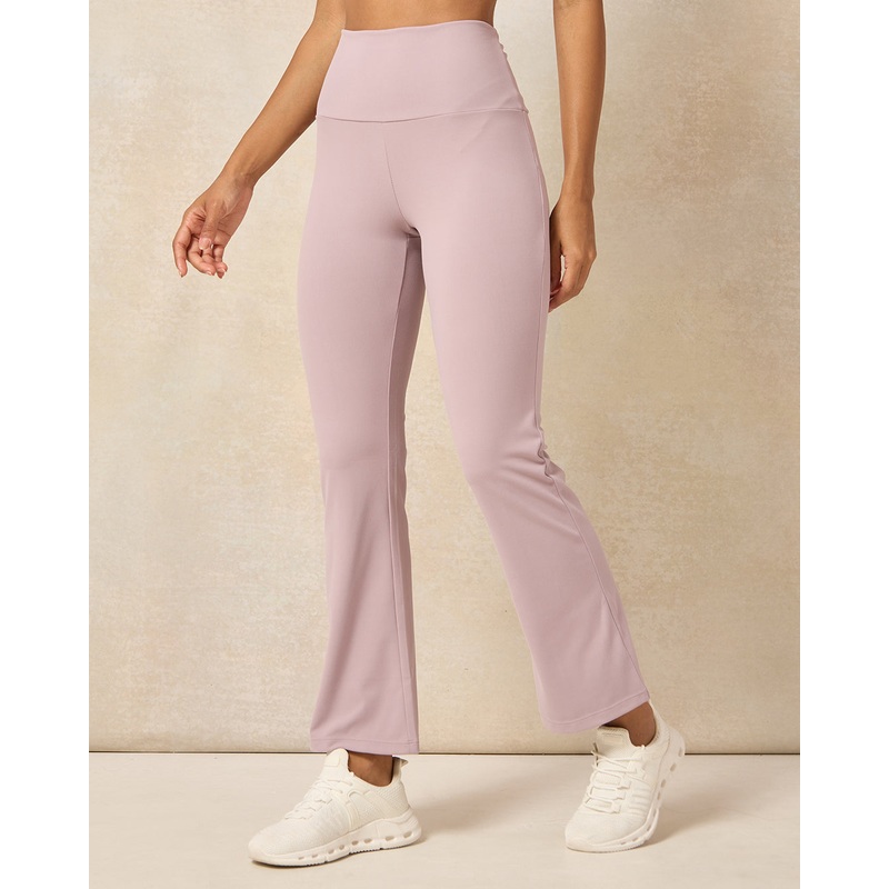 Women Mauve Fit And Flare Legging