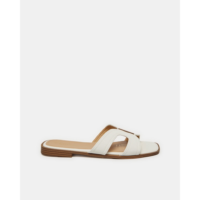 Women White H Upper Mule|EU36|EU37|EU38|EU39|EU40|EU41