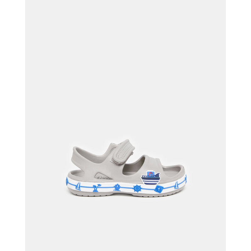 Boys Grey Moulded Slide|EU22|EU23|EU24|EU25|EU26|EU27
