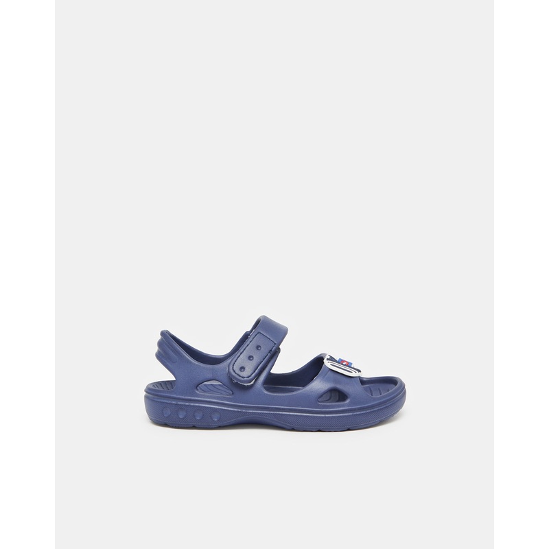 Boys Navy Moulded Slide|EU24|EU25|EU26|EU27|EU28|EU29
