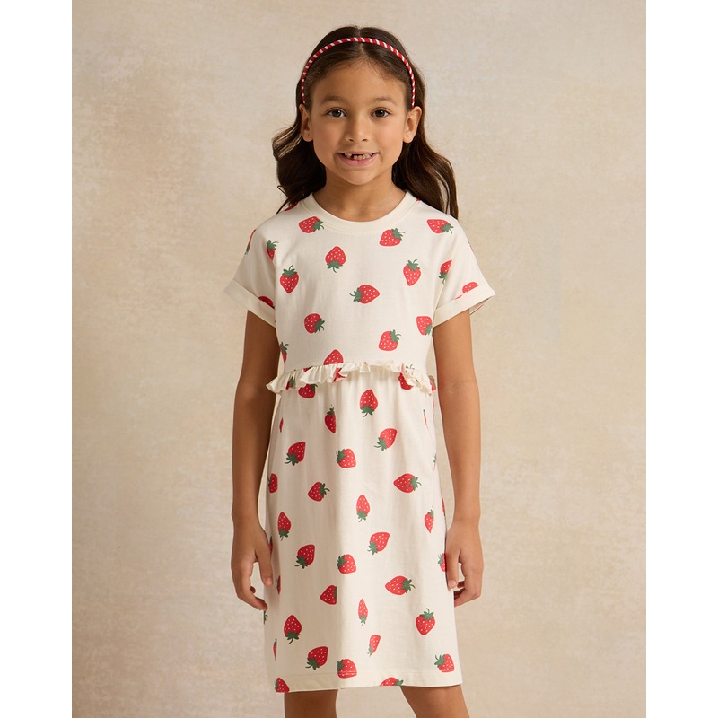 Girls Assorted Printed Cherry Dress