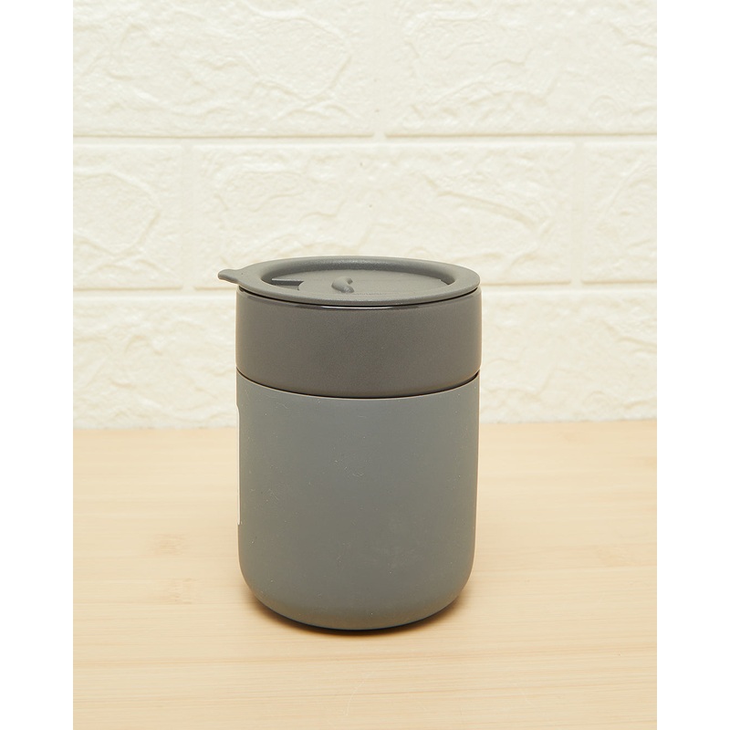 Charcoal Travel Mug With Silicon Lid Cover