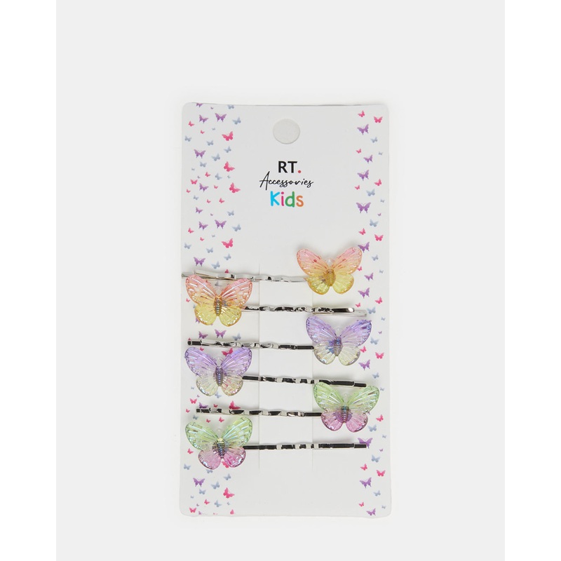 Girls Assorted Embellished Hair Clip Set (Pack of 60