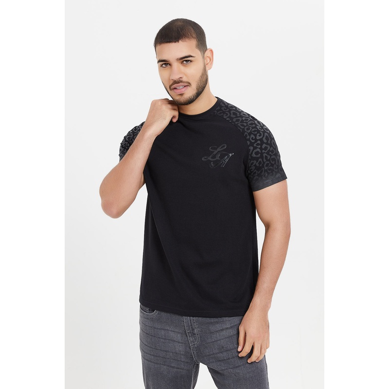 Men Black Reglan T-Shirt|Small|Medium|Large|X-Large|XX-Large