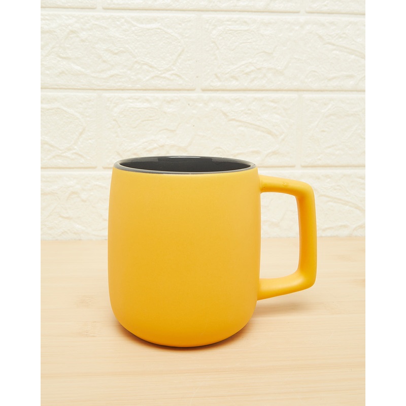 Yellow Matt Finish Mug (450ml)