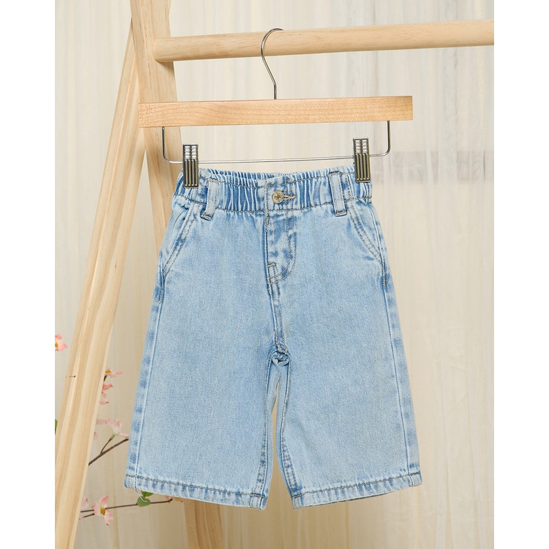 Infant Girls Blue Denim Short|3-6 Months|6-12 Months|12-18 Months|18-24 Months