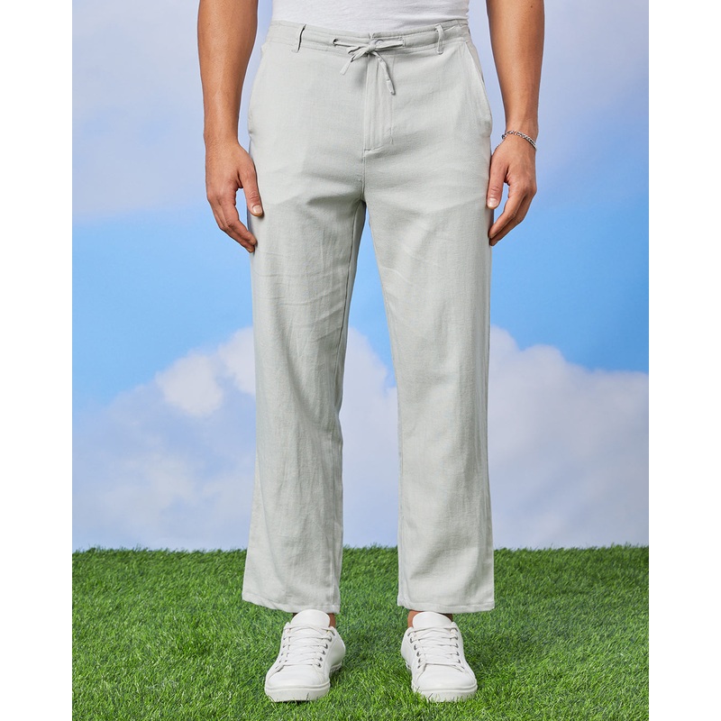Men Grey Relax Fit Trouser|Small|Medium|Large|X-Large|XX-Large