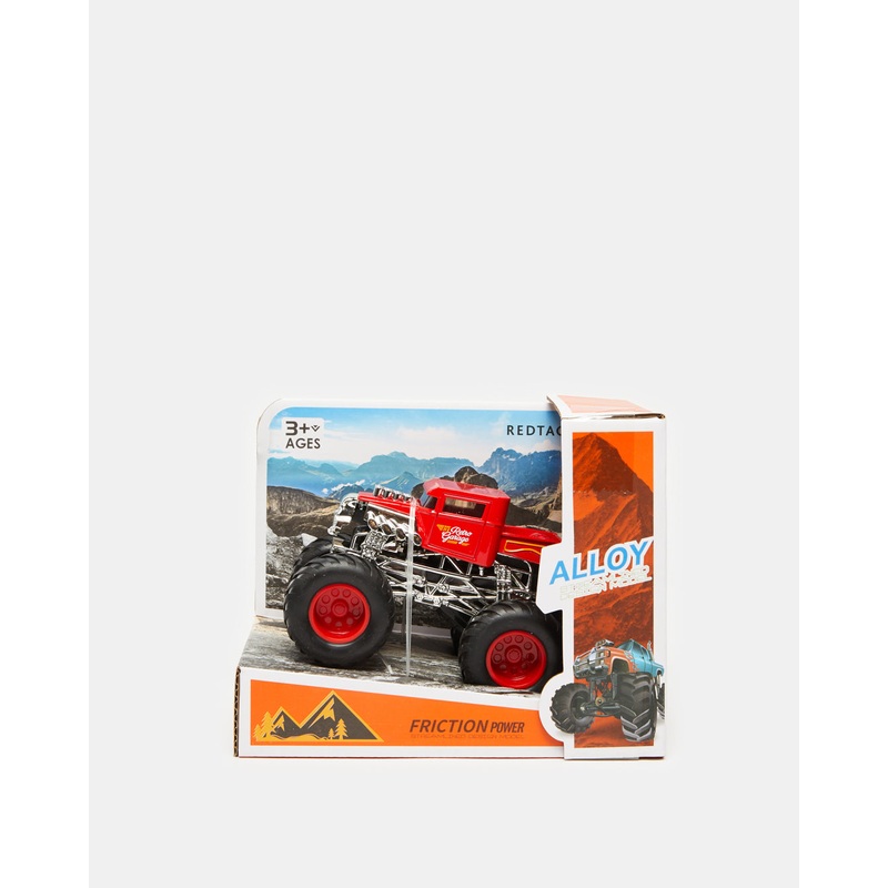 Red And Blue Die Cast Friction Car
