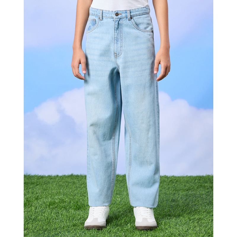 Senior Boys Blue Baggy Jeans|8-9 Yrs (S)|9-10 Yrs (M)|11-12 Yrs (L)|13-14 Yrs (XL)|15-16 Yrs (XL)