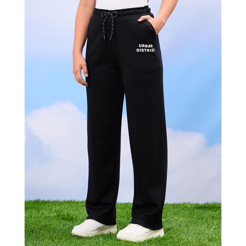 Senior Girls Black Track Pants