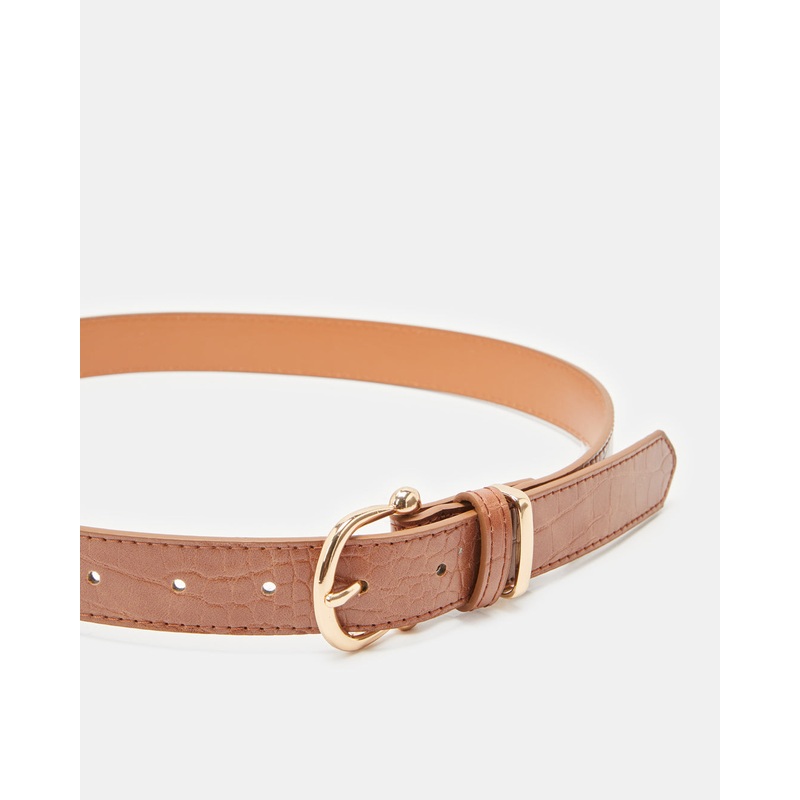 Women Brown Textured Belt|S-M|LARGE|X-LARGE
