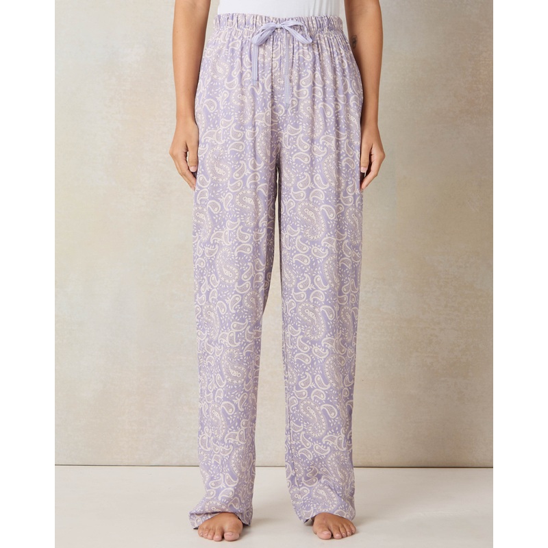 Women Lilac Dyed Pyjama Bottom