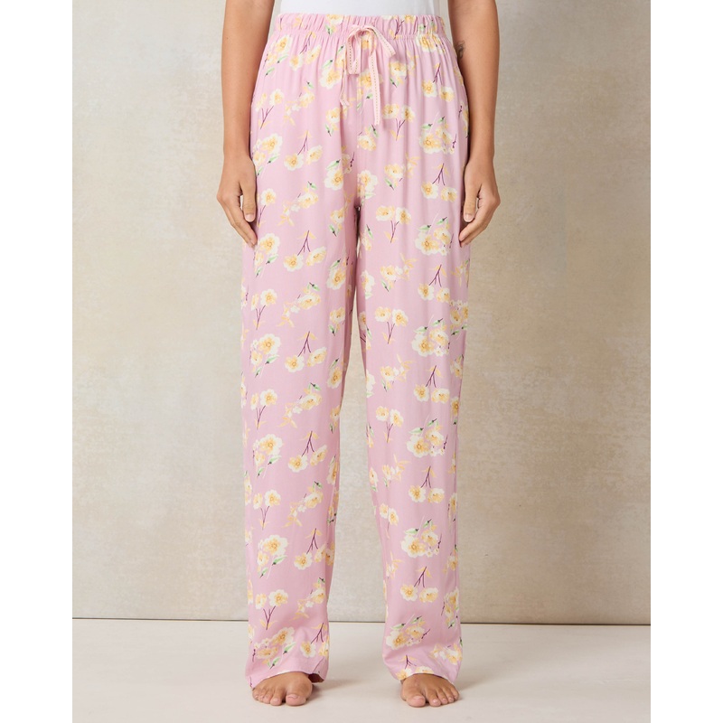Women Pink Dyed Pyjama Bottom|UK10|UK12|UK14|UK16|UK18