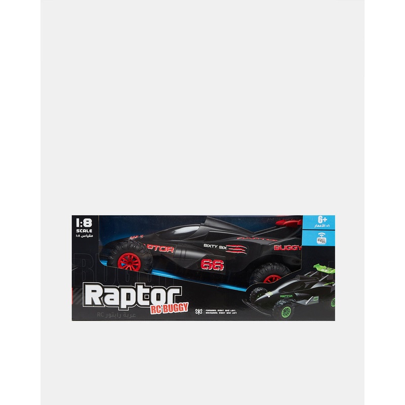 Black And Green Raptor Rechargeable 4 X 4 Car