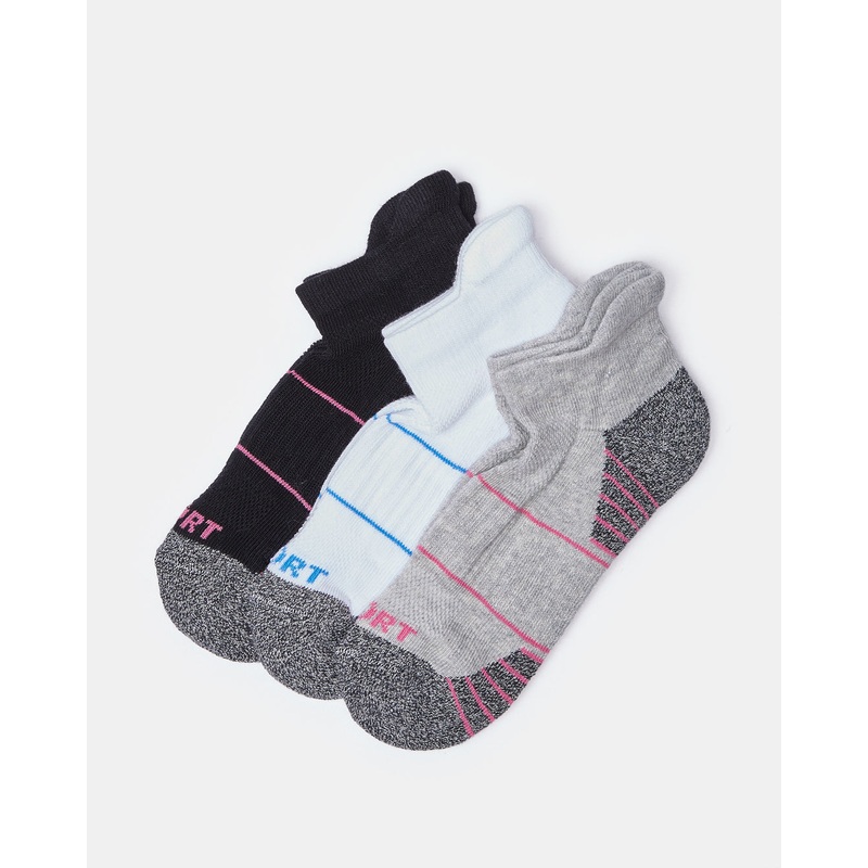 Girls Assorted Ankle Length Socks (3Pairs)