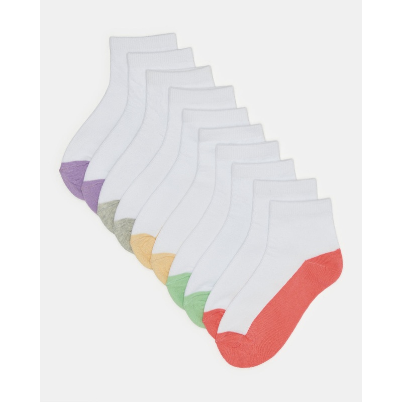Senior Girls Assorted Ankle Socks (5 Pairs)