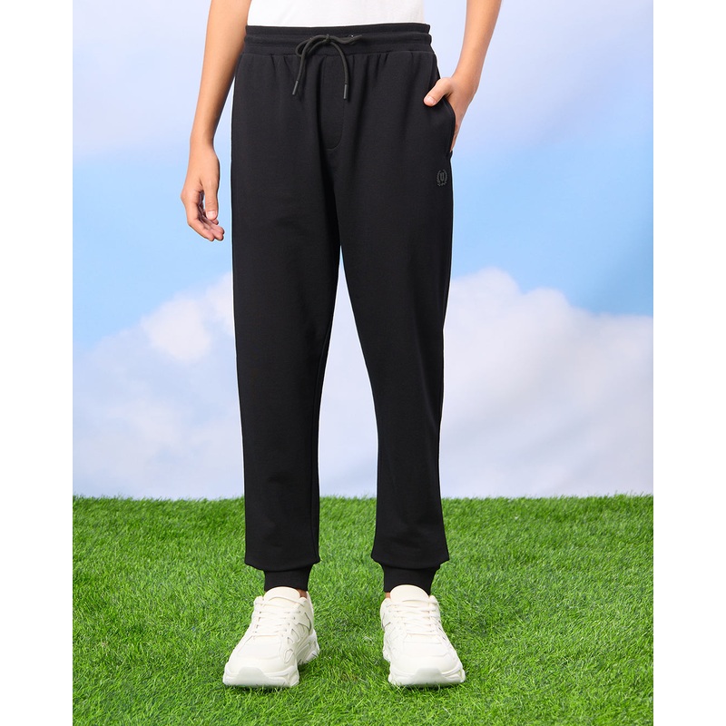 Senior Boys Black Active Pants Set (Pack of 2)