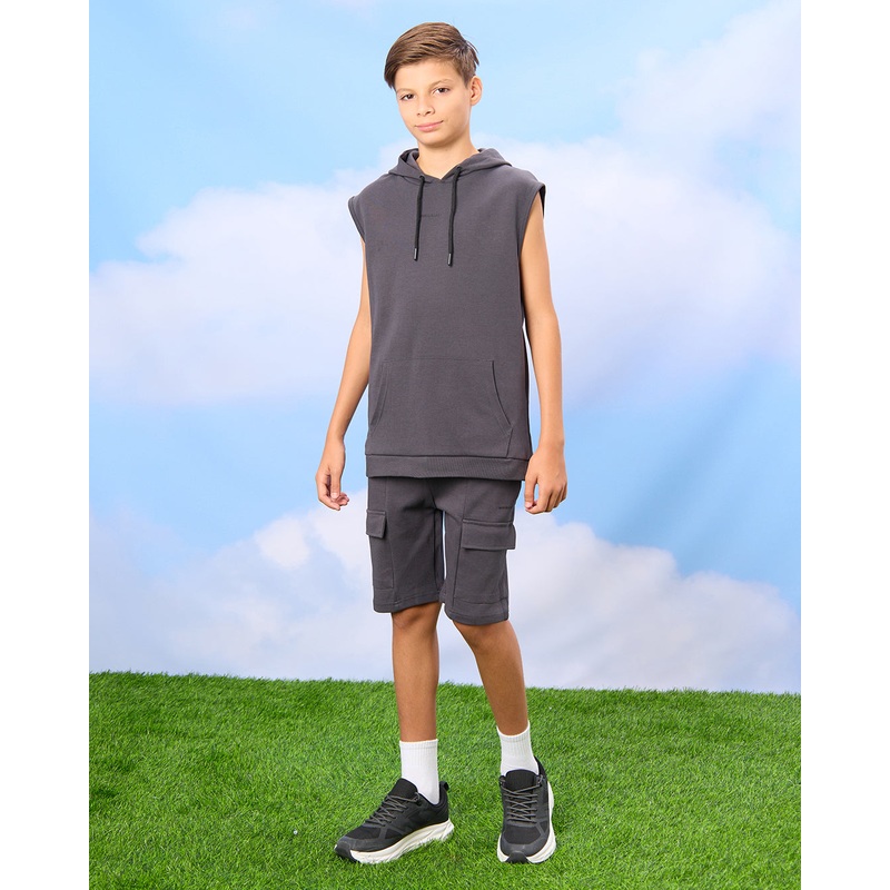 Senior Boys Charcoal Casual Set (2 Piece)