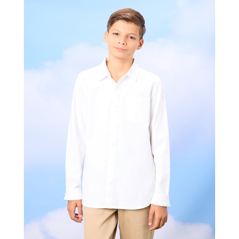 Senior Boys White Oxford Shirt