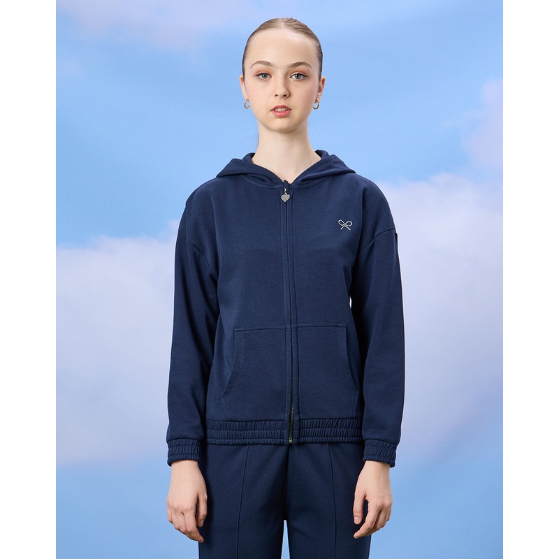 Senior Girls Navy Hooded Sweatshirt