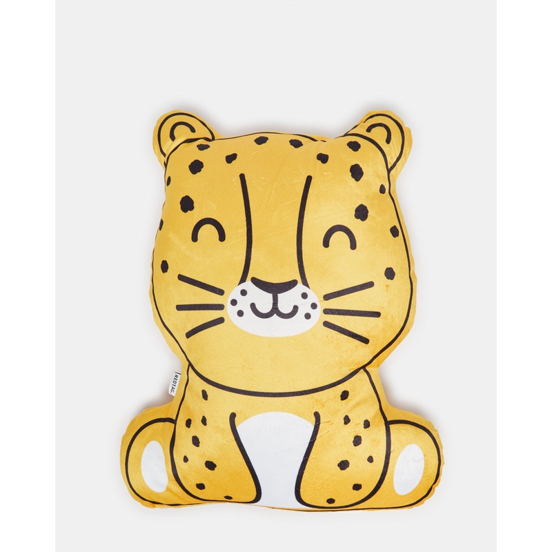 Yellow Leopard Kids Cushion