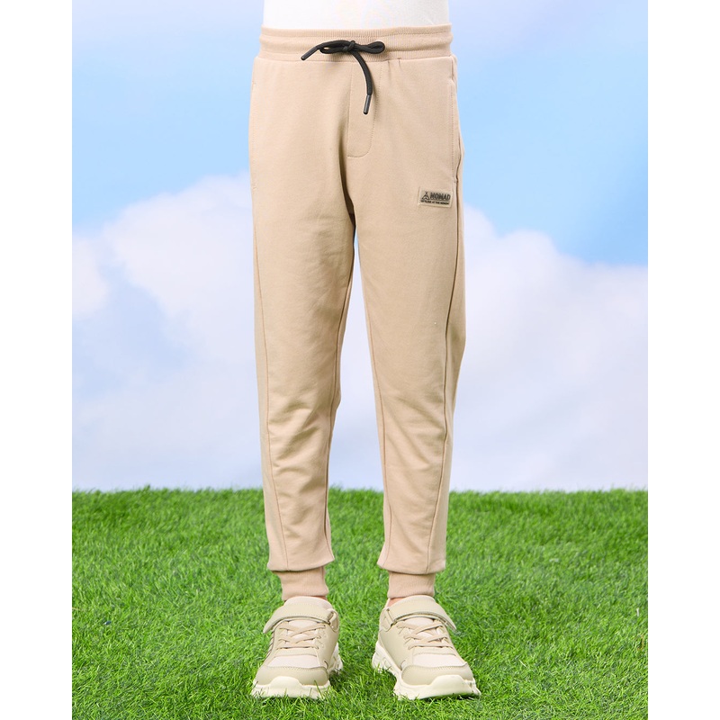 Boys Beige Basic Track Pants|2-3 Years|3-4 Years|4-5 Years|5-6 Years|6-7 Years|7-8 Years