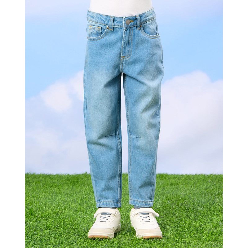 Boys Blue 5 Pocket Balloon Fit Jeans