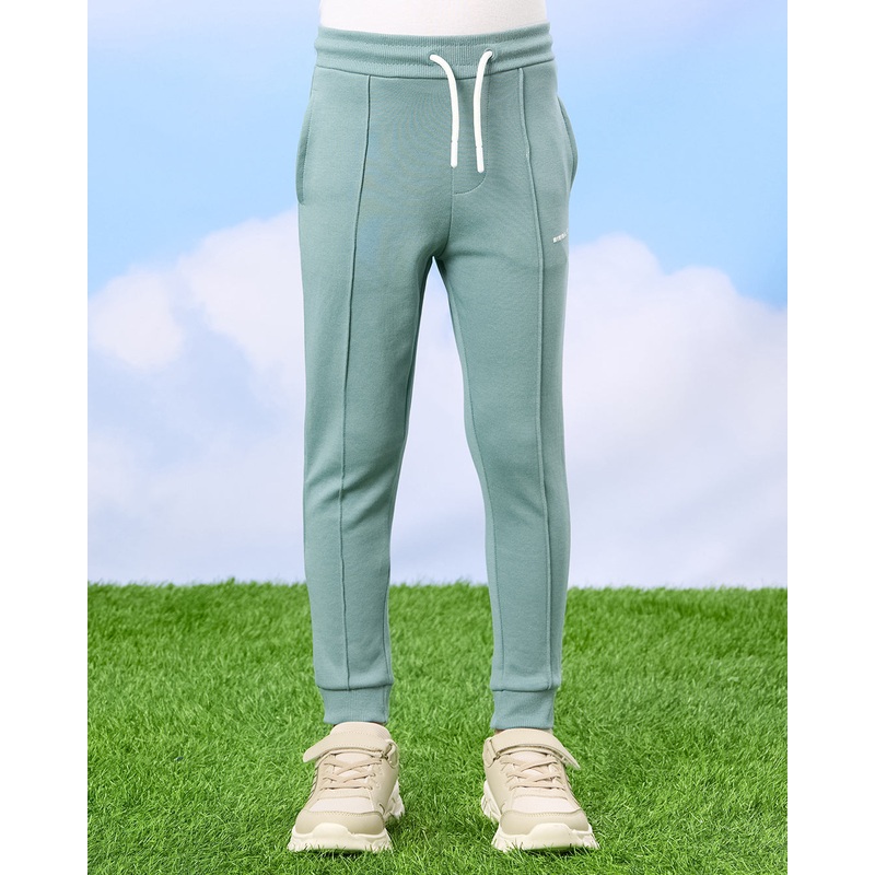 Boys Teal Minimalist Track Pants