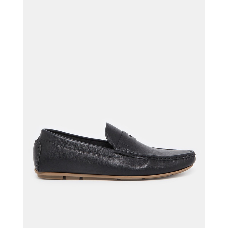 Men Black Plain Loafer|EU40|EU41|EU42|EU43|EU44|EU45
