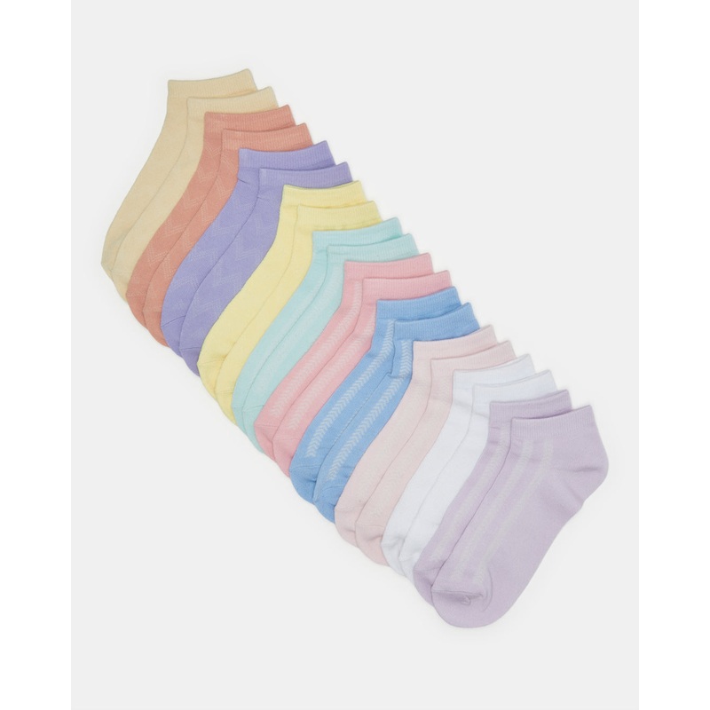 Women Assorted Ankle Length Sports Socks (10 Pairs)