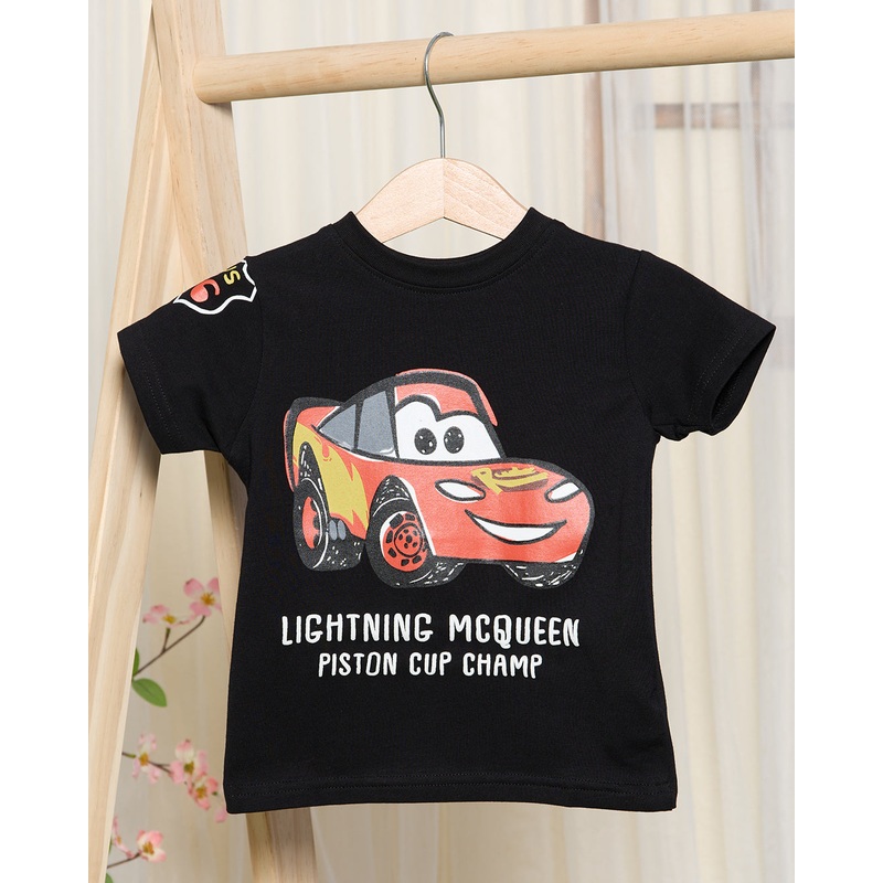 Infant Boys Black Lightning The Car Pint T-Shirt