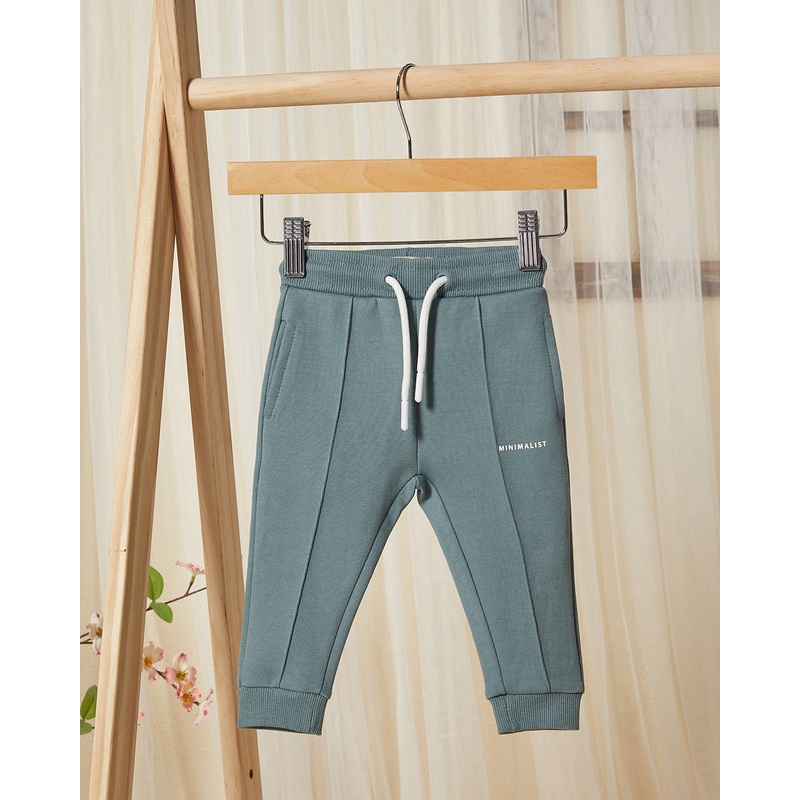 Infant Boys Teal Minimalist Track Pants